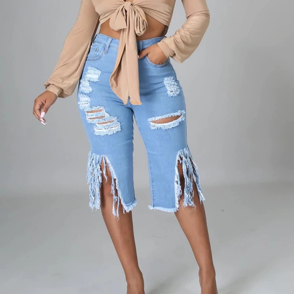 Womens jean shorts